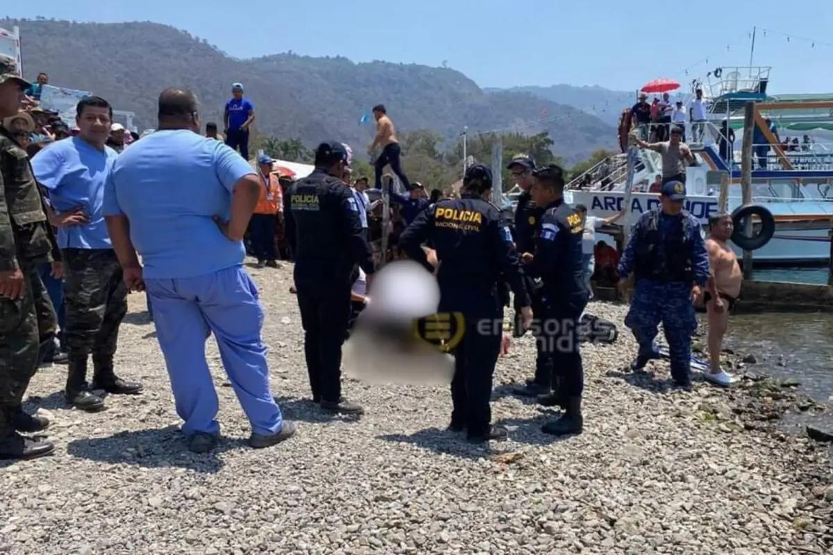 Padre de familia muere ahogado en el Lago de Atitlán, 