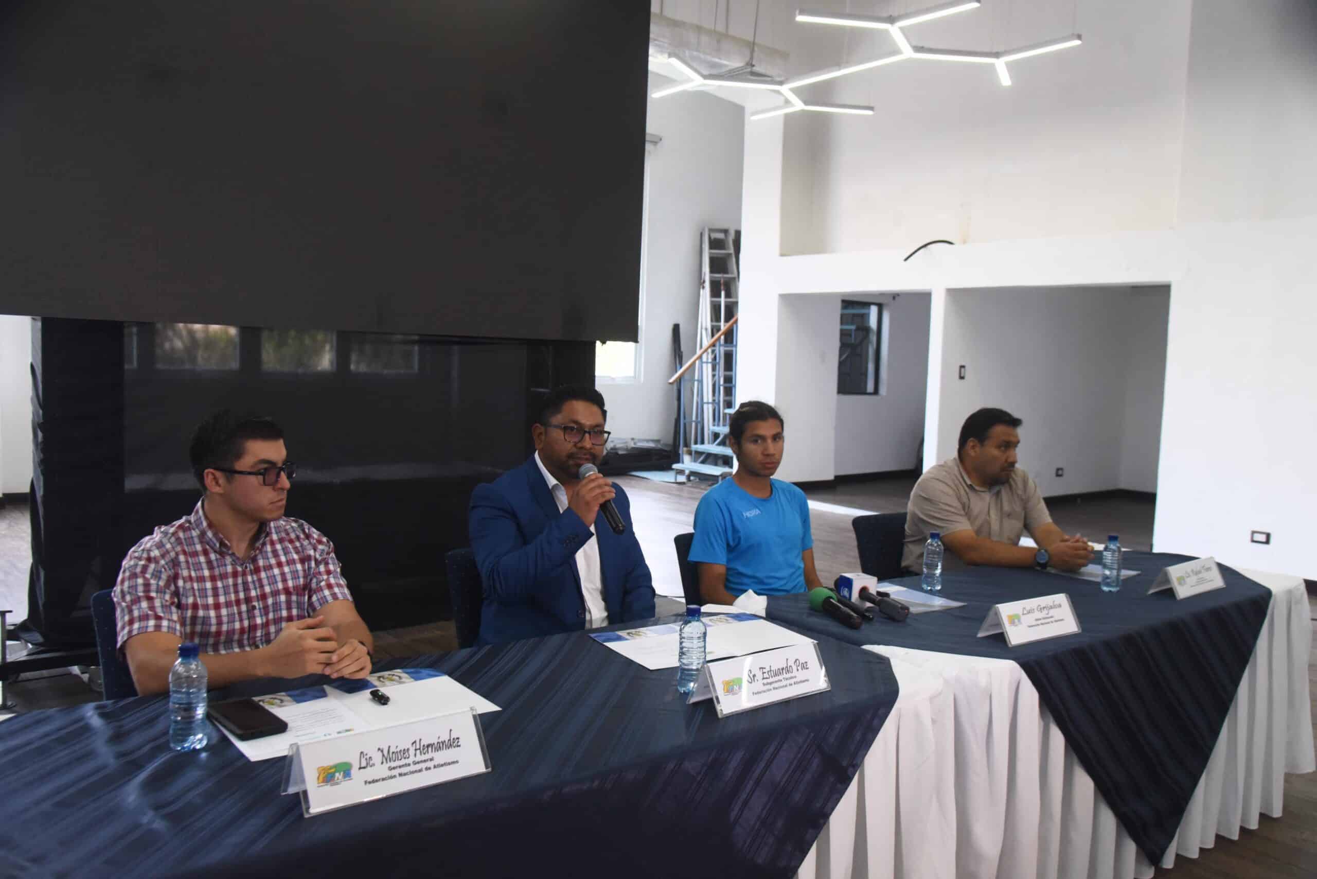 Conferencia de prensa del atleta olímpico Luis Grijalva | 