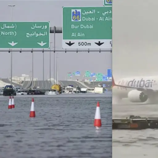 Inundaciones Dubai ,