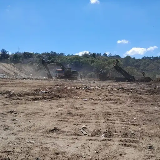 Incendio en el vertedero a cargo de AMSA web ,