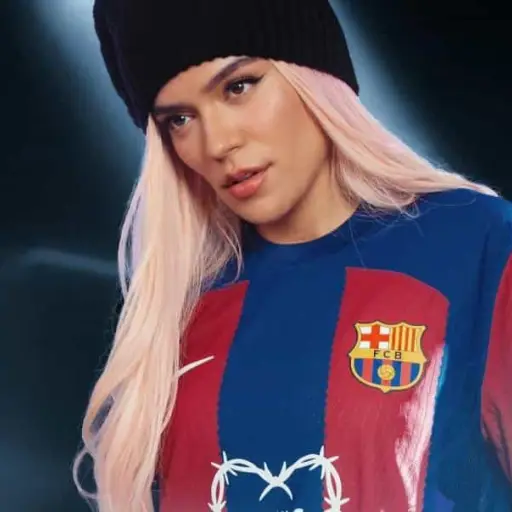 Karol G FC Barcelona ,