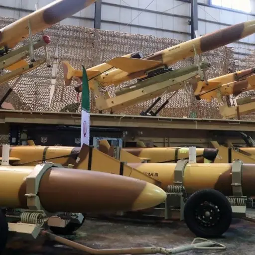 Foto tomada del sitio oficial del Ejército de Irán.