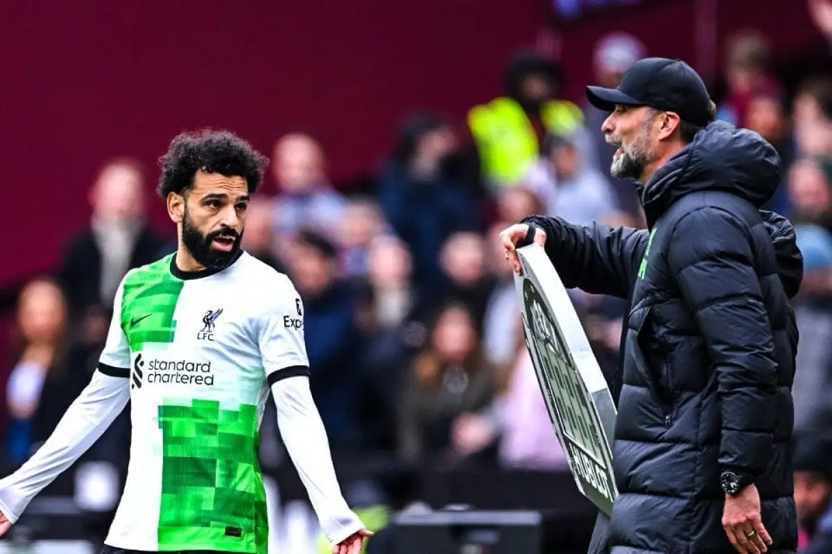 Klopp y Salah se encaran en el West Ham vs. Liverpool, 