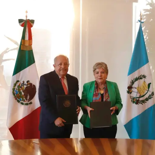 Recientemente se reunieron los cancilleres de Guatemala y México. Foto: Minex