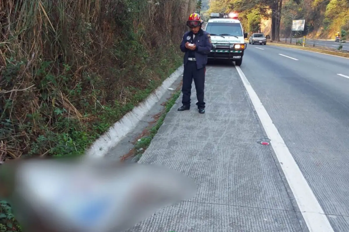 Cadáver localizado en la ruta Interamericana, 