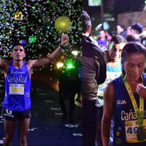 Mario Pacay y Sandra Raxón ganan la 10K de la Municipalidad de Guatemala ,
