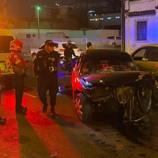 Choque de la madrugada foto a publicar ,