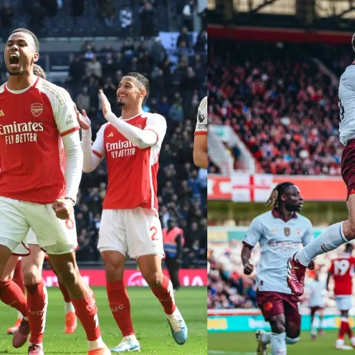 Arsenal y Manchester City mantienen el pulso por la Premier League ,