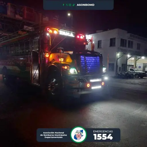 Foto: Bomberos Municipales Departamentales