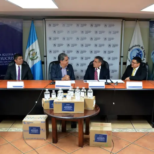 Iglesia de Jesucristo de los Santos de los Últimos Días entrega medicamentos al Hospital General ,