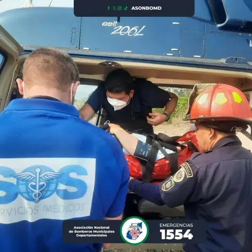 Foto: Bomberos Municipales Departamentales 