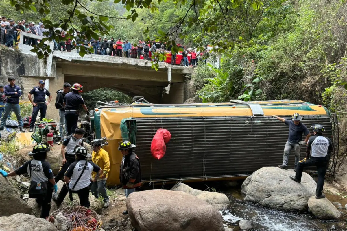 accidente autobus quiche, 