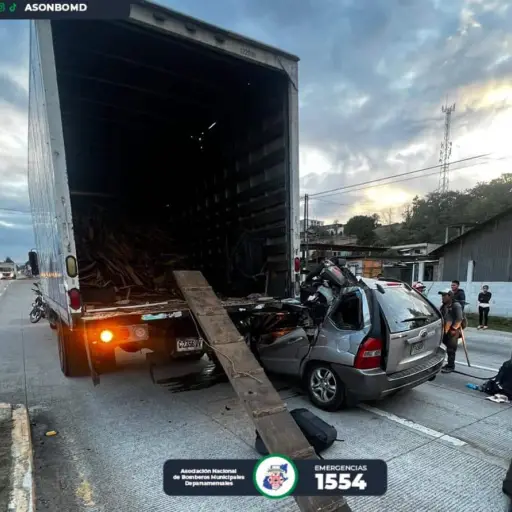 Accidente de tránsito en ruta Interamericana ,