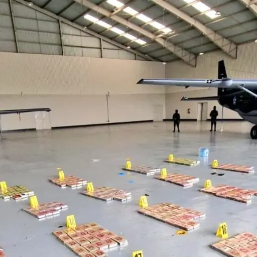 Aviones para el transporte de drogas en Guatemala - editada foto Ejército de Guatemala del 19 de febrero de 2023 ,