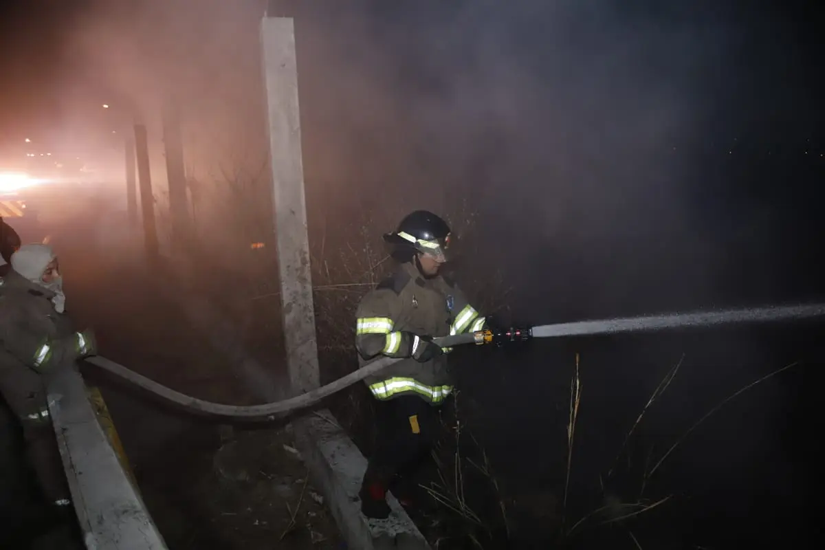 Incendio en ruta al Atlántico, 