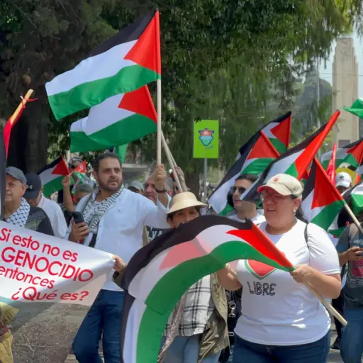 La marcha se realizó a lo largo de la Avenida Reforma. Foto: Félix Acajabón.