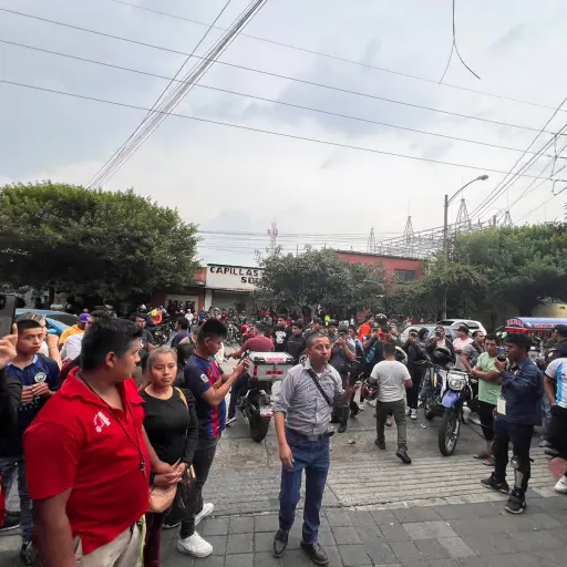 Instalaciones del Inacif de la zona 3 por la muerte de Farruko Pop 002 ,