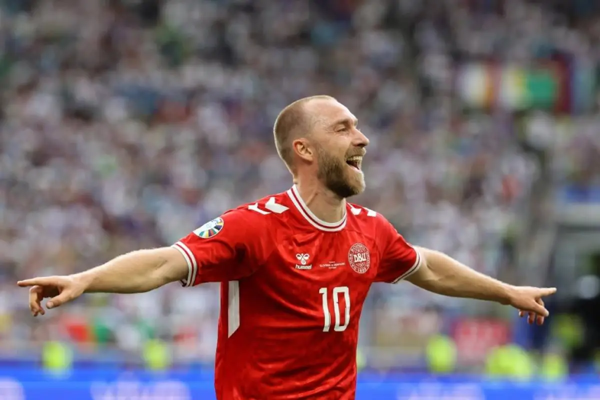 Christian Eriksen, jugador de Dinamarca - EFE
