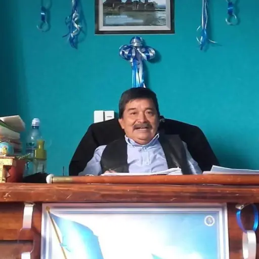 El alcalde de Santa Catarina Ixtahuacán, Sololá, Pascual Tambriz. Foto: Municipalidad de Ixtahuacán