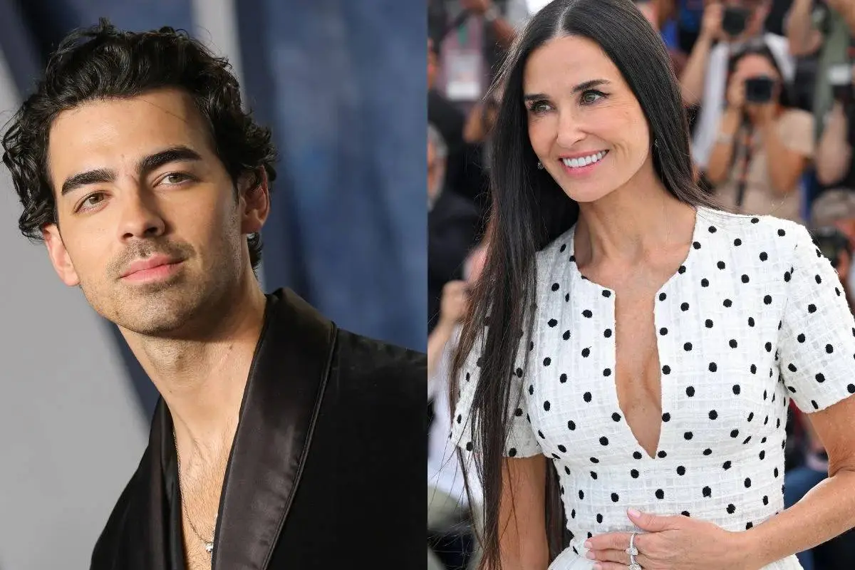 Demi Moore y Joe Jonas juntos en Cannes, 