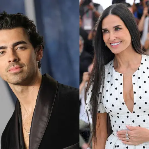 Demi Moore y Joe Jonas juntos en Cannes ,