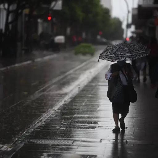 Imagen referencial de las lluvias que pueden afectar el país cuando la depresión tropical Sara llegue a Guatemala. 
