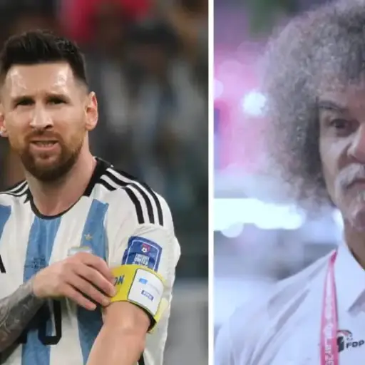 valderrama-contundente-con-messi ,