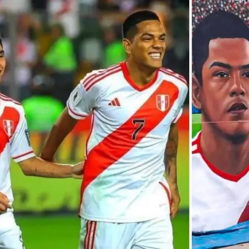 Selección Perú mural Copa América ,