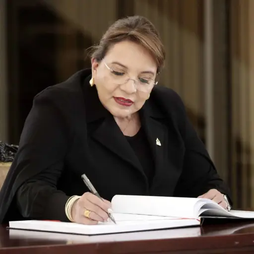 La presidenta de Honduras, Xiomara Castro. Foto: EFE