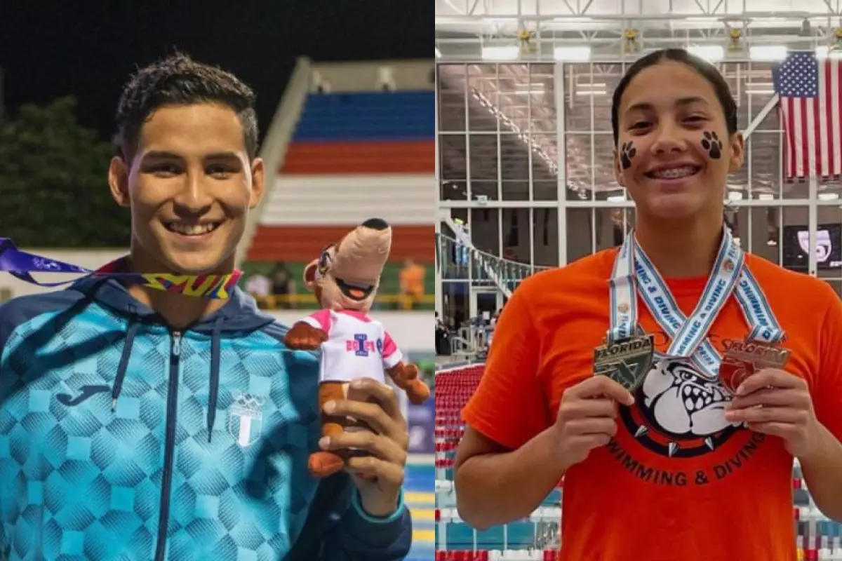 Los nadadores guatemaltecos Erick Gordillo y Lucero Mejía han asegurado su pase a los Juegos Olímpicos de París 2024., 