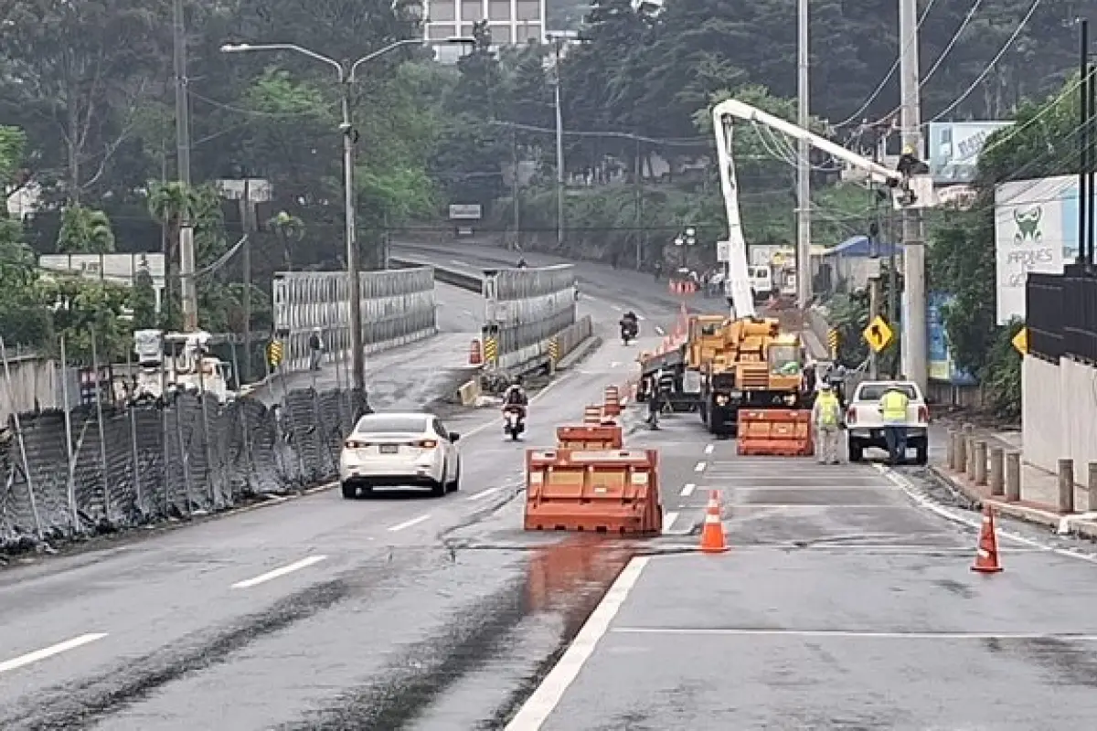 trabajos en la carretera al pacífico, 