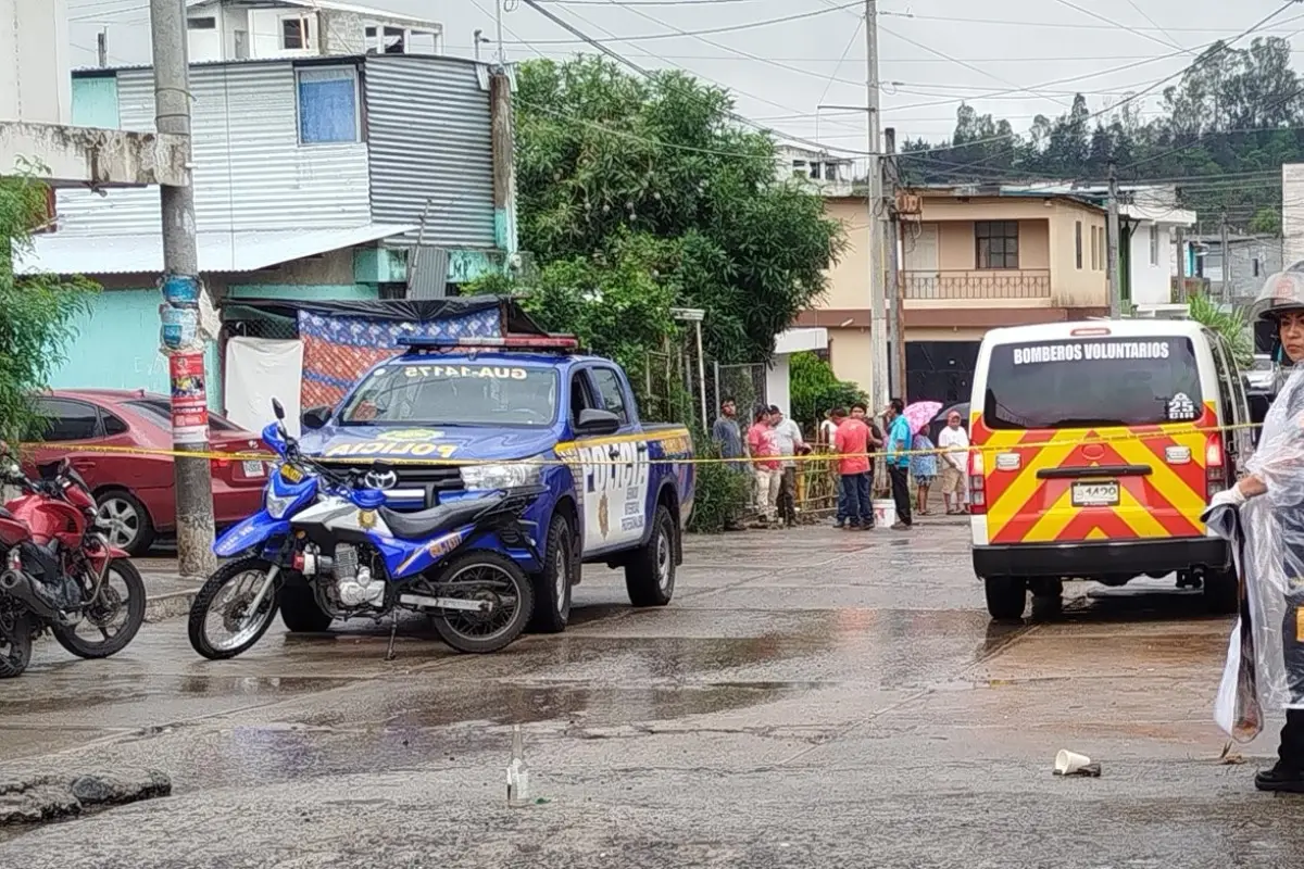 Durante la tarde del domingo, un hombre falleció por heridas de bala en el Sector 3 del Búcaro, zona 12 de Villa Nueva.