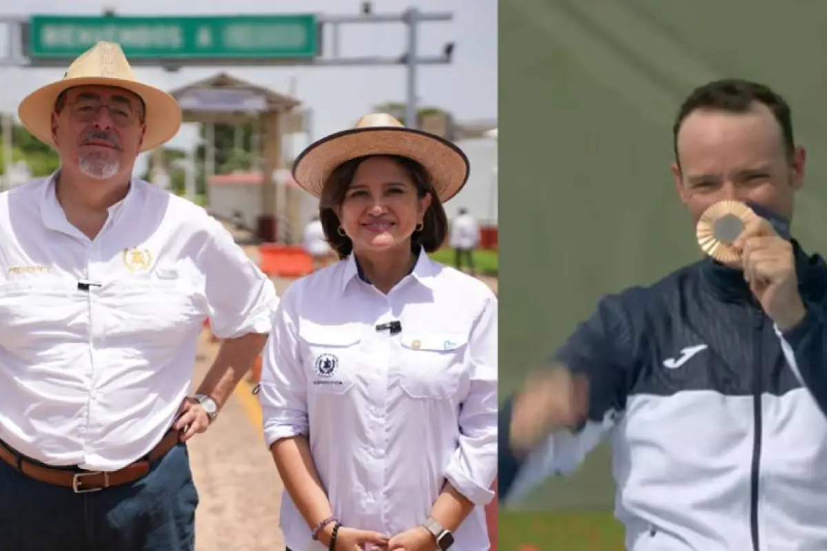 Autoridades celebran el triunfo de Jean Pierre Brol en París 2024,