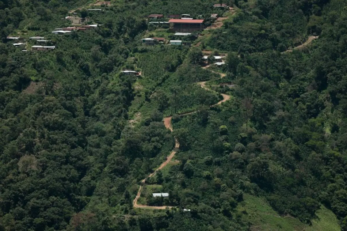 Esta es la zona donde están refugiados pobladores del estado sureño mexicano de Chiapas en la comunidad Ampliación Nueva Reforma, en Santa Eulalia, Huehuetenango, Guatemala, tras huir de su país por los carteles del narcotráfico que se disputan el control