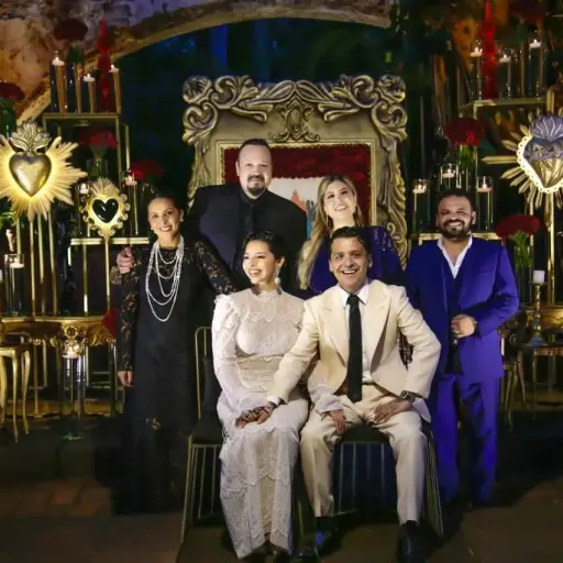 Pepe Aguilar Christian Nodal Ángela Aguilar ,