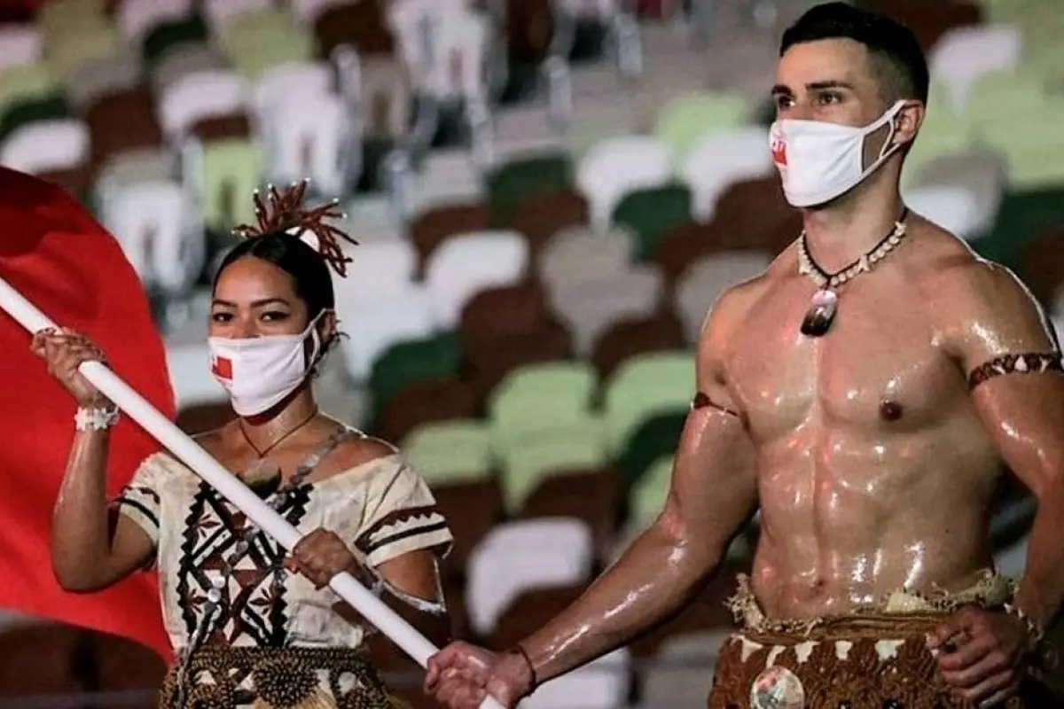 Foto: redes sociales de Pita Taufatofua