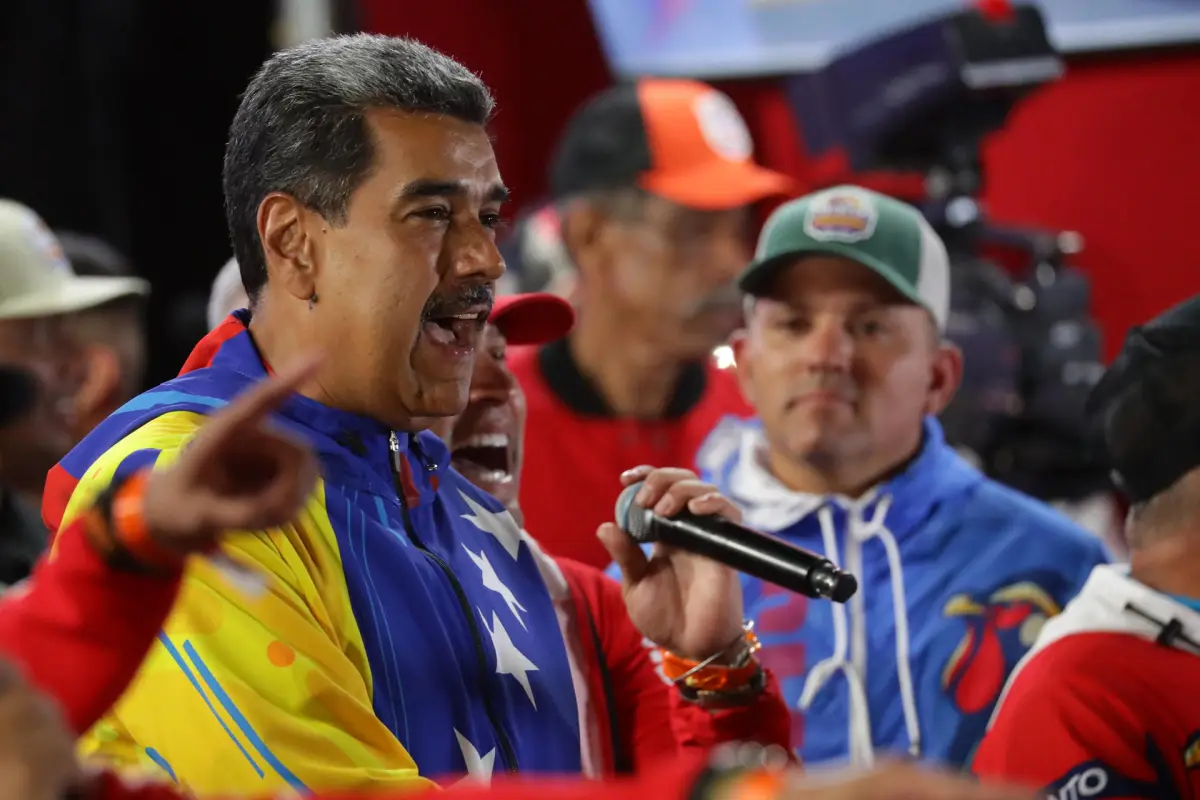 El Presidente Nicolás Maduro ganó las elecciones de Venezuela, según el CNE. Sin embargo, opositores rechazan esa versión. Foto: EFE