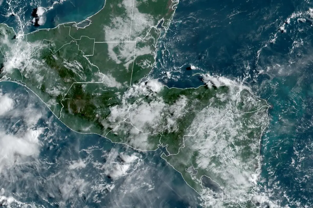 Imagen satelital para este sábado 17 de agosto de 2024. 