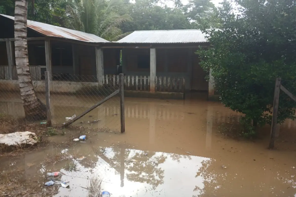 Inundaciones en Alta Verapaz. Foto: Conred