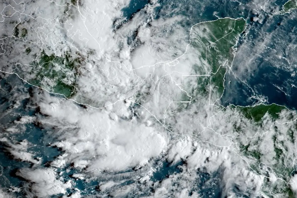 Imagen satelital tomada de la Oficina de Investigación Oceánica y Atmosférica de la NOAA. 