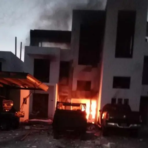 Usuarios en redes sociales compartieron imágenes del siniestro. Foto: Redes sociales.