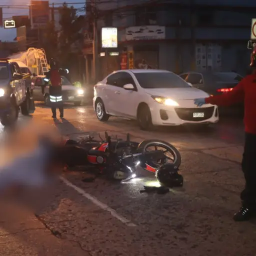 accidente de tranasito en calle marti 2 ,