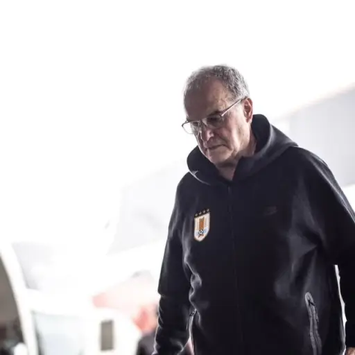 Marcelo Bielsa, técnico de Uruguay - Archivo