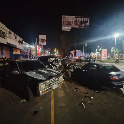 accidente de tránsito de la madrugada ,