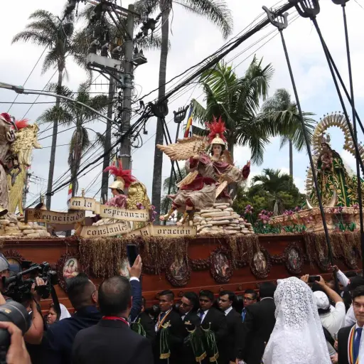 El anda instó a perseverar en la oración. Foto: Alex Meoño.