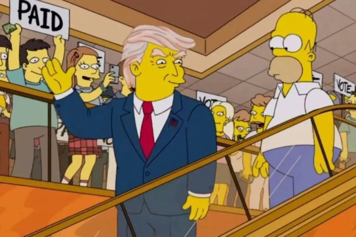 los simpson donald trump, 