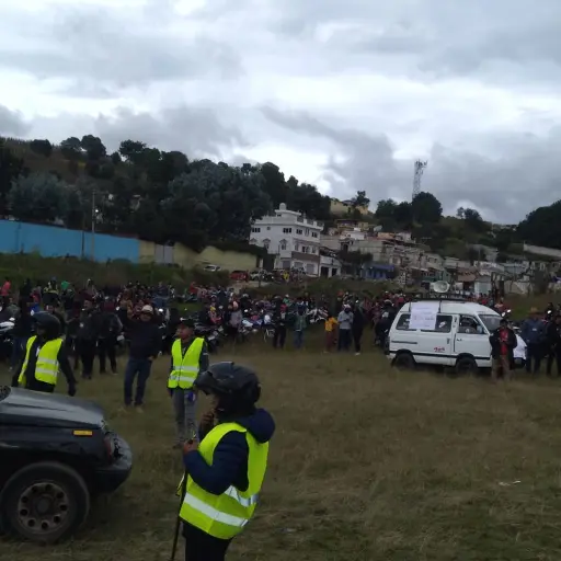 Pobladores de al menos nueve comunidades participaron en la marcha organizada por líderes locales. Foto: Redes sociales.