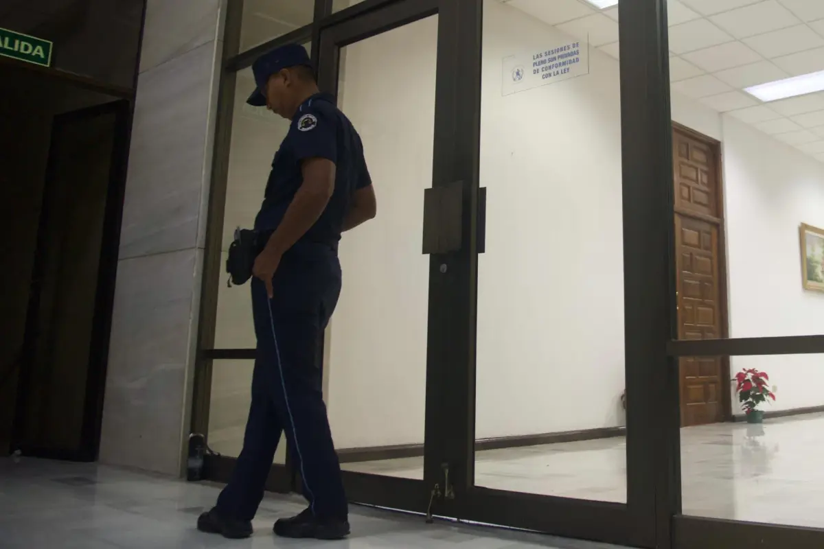 La primera reunión de magistrados se desarrolló a puerta cerrada., Archivo.