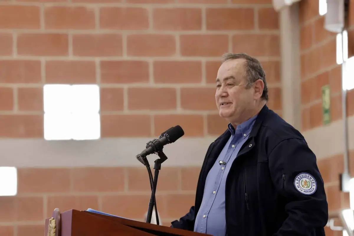 El expresidente Alejandro Giammattei., archivo: EU