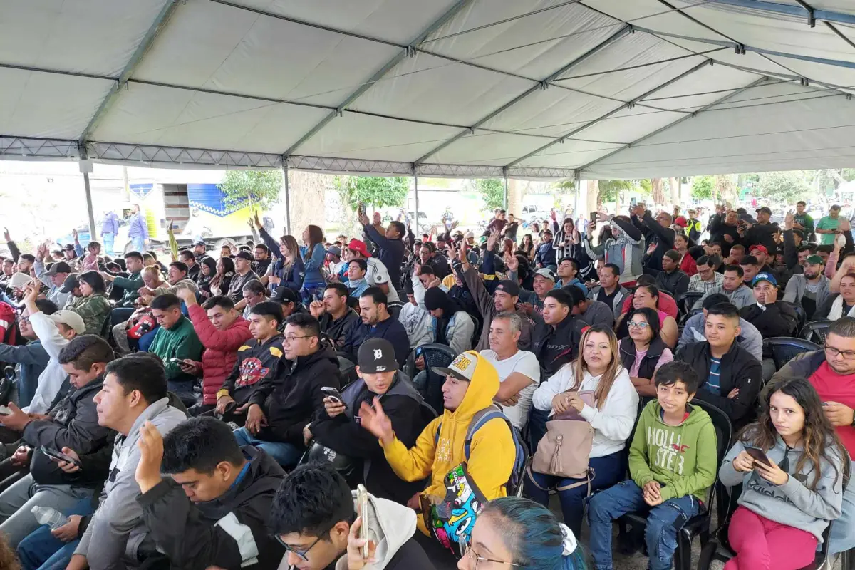 El evento de prevención tuvo una amplia convocatoria de pilotos de distintos tipos de vehículos. Foto: Álex Meoño.